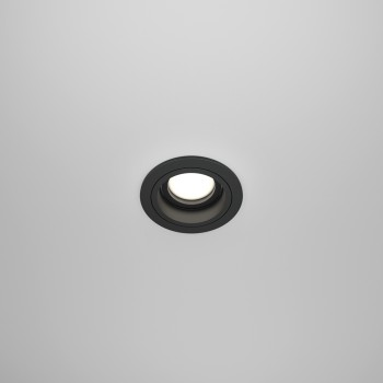 Spot LED încastrat Atom negru Maytoni, D9, 10W, H4