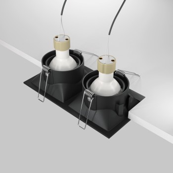 Spot LED încastrat Dot negru Maytoni, 10W