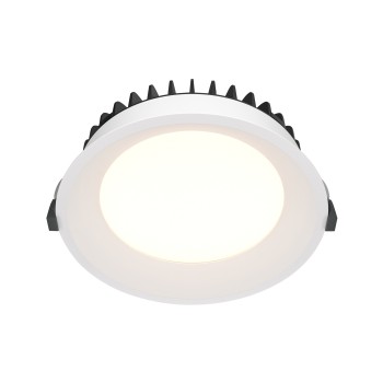 Spot LED încastrat Okno alb Maytoni, D18, 24W, 4000K