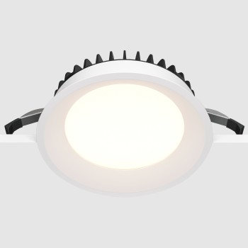 Spot LED încastrat Okno alb Maytoni, D18, 24W, 4000K