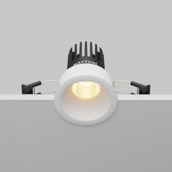 Spot LED încastrat Dip alb Maytoni, D7, 10W, 2700K