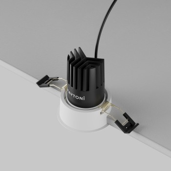 Spot LED încastrat Dip alb Maytoni, D7, 10W, 2700K