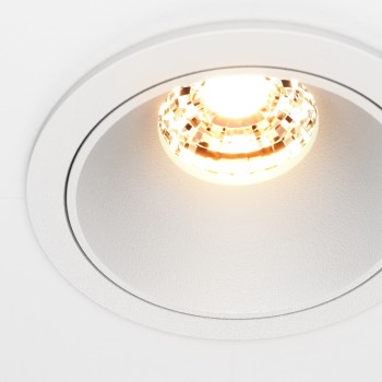 Spot LED încastrat Alfa alb Maytoni, D6, 10W, 2700K