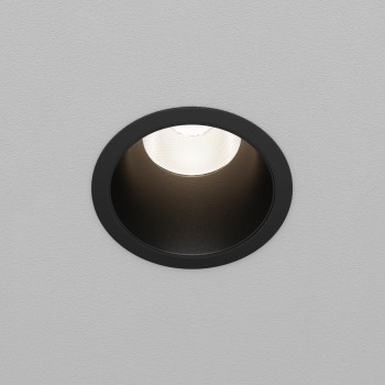Spot LED încastrat Dip negru Maytoni, D8, 15W, 2700K