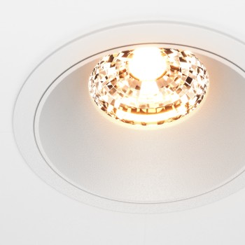 Spot LED încastrat Alfa alb Maytoni, D8, 15W, 2700K