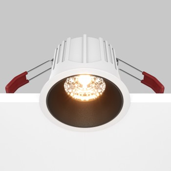 Spot LED încastrat Alfa white and black Maytoni, D8, 15W