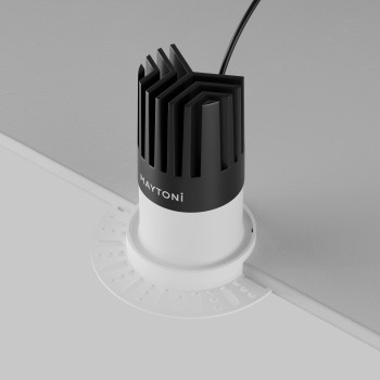 Spot LED încastrat Dip alb Maytoni, D10, 15W, 2700K