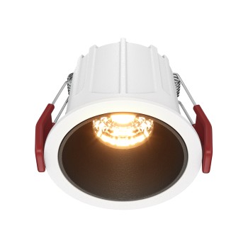Spot LED încastrat Alfa white and black Maytoni, D6, 10W