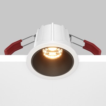 Spot LED încastrat Alfa white and black Maytoni, D6, 10W