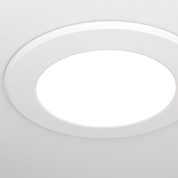 Spot LED încastrat Stockton alb Maytoni, D10, 7W