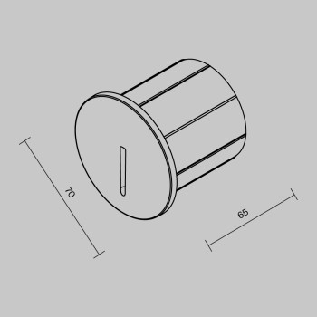 Spot LED trepte scară alb Maytoni, D7, 3W (2)
