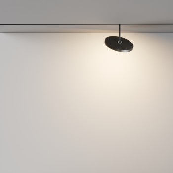 Spot magnetic pe șină Plato negru Maytoni, 15W, 3000K, H17