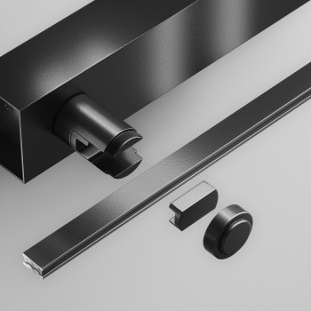 Accesoriu șină spoturi Accessories for tracks Flarity Maytoni, L26, H9, black