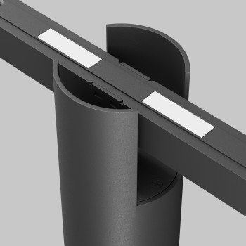 Spot magnetic pe șină Alfa negru Maytoni, 7W, L19