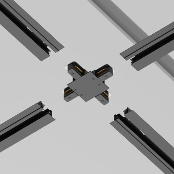 Accesoriu șină spoturi Accessories for tracks Unity Maytoni, L13, black