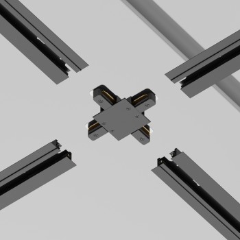 Accesoriu șină spoturi Accessories for tracks Unity Maytoni, L13, black