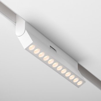Spot magnetic pe șină Points rot alb Maytoni, 12W (2)