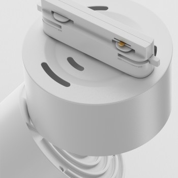Spot pe șină Yin alb Maytoni, 15W, 3000K, white