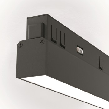Spot magnetic pe șină Basis negru Maytoni, 12W, L30