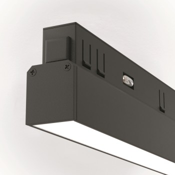Spot magnetic pe șină Basis negru Maytoni, 12W, L30