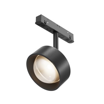Spot magnetic pe șină Lens negru Maytoni, 15W, 3000K