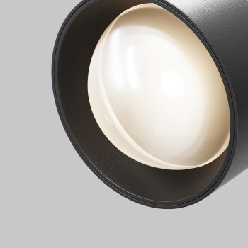 Spot magnetic pe șină Lens negru Maytoni, 15W, 3000K