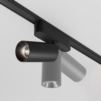Spot magnetic pe șină Focus LED negru Maytoni, 12W, 4000K, H13