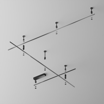 Șină spoturi Busbar trunkings Flarity negru Maytoni, L200