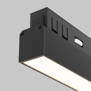 Spot magnetic pe șină Basis negru Maytoni, 24W, L32