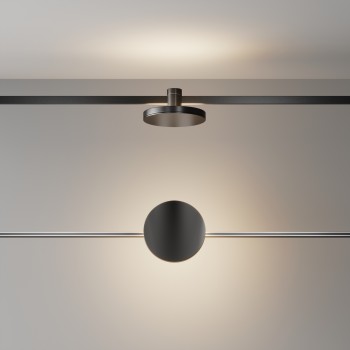 Spot magnetic pe șină Plato negru Maytoni, 7W