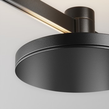 Spot magnetic pe șină Plato negru Maytoni, 7W