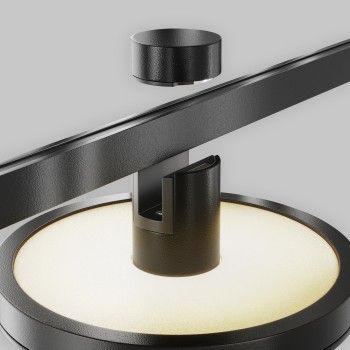 Spot magnetic pe șină Plato negru Maytoni, 7W