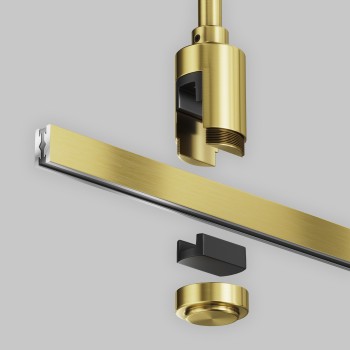 Accesoriu șină spoturi Accessories for tracks Flarity Maytoni, L4, H12, l3, brass, IP20