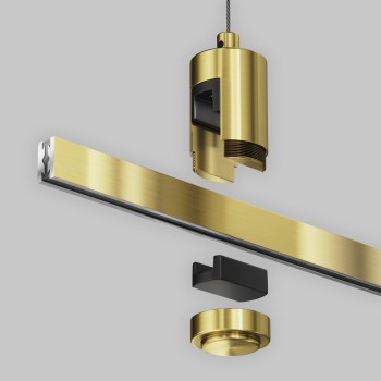 Accesoriu șină spoturi Accessories for tracks Flarity Maytoni, L4, H110, l3, brass