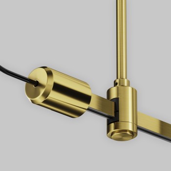 Accesoriu șină spoturi Accessories for tracks Flarity Maytoni, L4, H120, brass