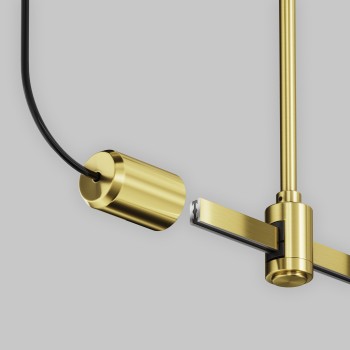 Accesoriu șină spoturi Accessories for tracks Flarity Maytoni, L4, H120, brass
