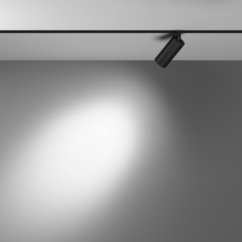 Spot magnetic pe șină Focus LED negru Maytoni, 5W, 3000K, L10