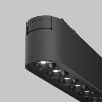 Spot magnetic pe șină Points negru Maytoni, 12W, 3000K, L22, H3