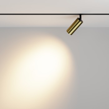 Spot magnetic pe șină Focus LED negru Maytoni, 12W, 3000K, L5