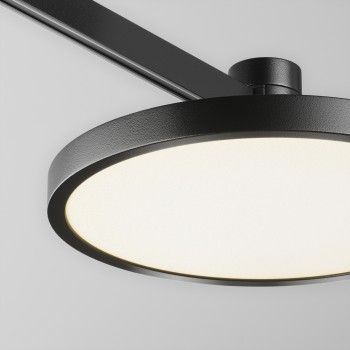 Spot magnetic pe șină Plato negru Maytoni, 10W