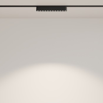 Spot magnetic pe șină Points negru Maytoni, 12W, 4000K, H3