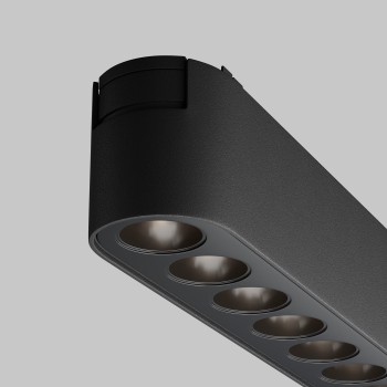Spot magnetic pe șină Points negru Maytoni, 12W, 4000K, H3