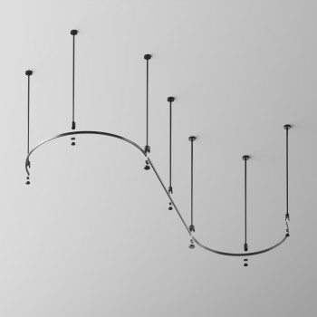 Șină spoturi Busbar trunkings Flarity negru Maytoni, L80 (2)
