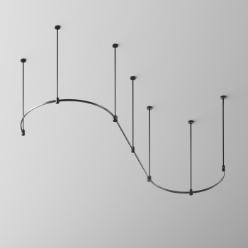 Șină spoturi Busbar trunkings Flarity negru Maytoni, L80 (2)
