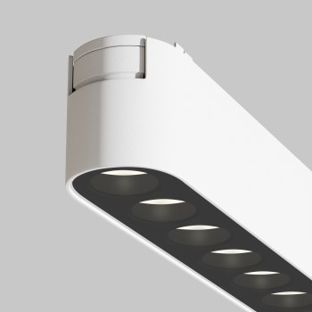 Spot magnetic pe șină Points alb Maytoni, 12W, 4000K, H3