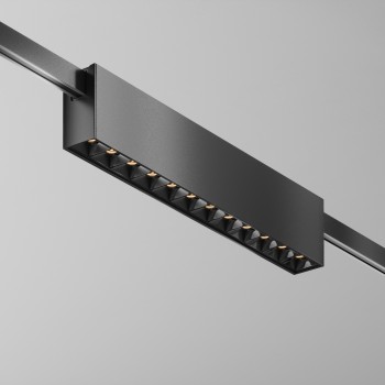 Spot magnetic pe șină Points negru Maytoni, 12W, 3000K, L23