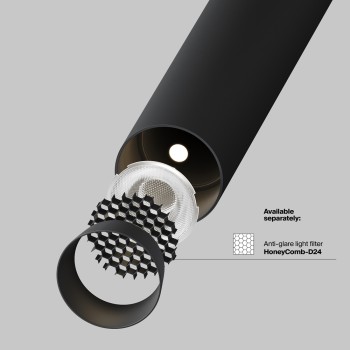Spot magnetic pe șină Focus T negru Maytoni, 6W