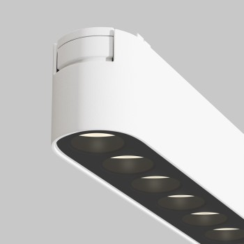 Spot magnetic pe șină Points alb Maytoni, 12W, 3000K, H3