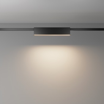 Spot magnetic pe șină Basis negru Maytoni, 12W, 3000K, L23