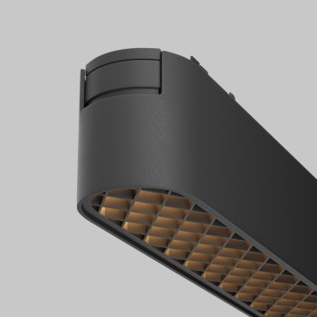 Spot magnetic pe șină Basis Grid negru Maytoni, 12W, 3000K